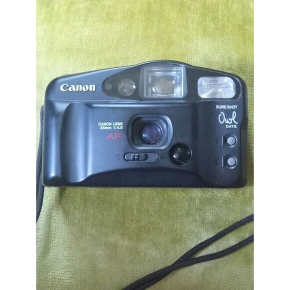 Canon Lens SURE SHOT OWL Date AF 35mm Point & Shoot Film Camera